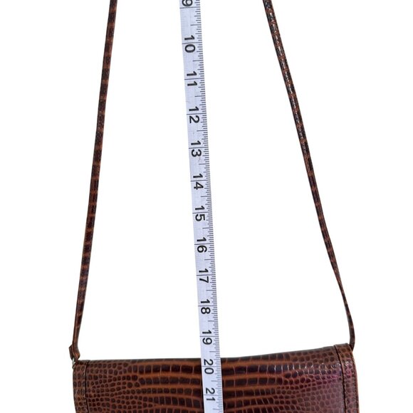 Vintage Jay Herbert New York Brown Leather Handbag/Crossbody Bag Size S - Picture 7 of 10